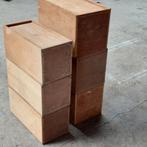 6 houten kistjes, Moins de 35 cm, Comme neuf, Enlèvement, Moins de 50 cm
