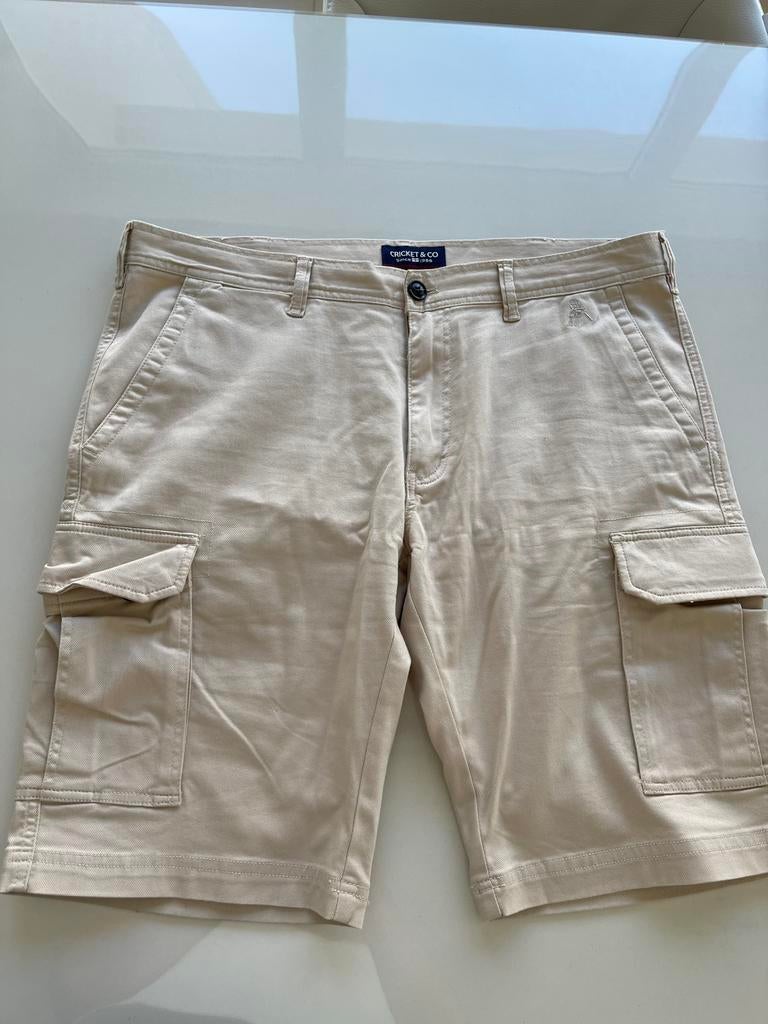 Cricket & Co Cargo Short - Beige - Maat 46 (L), Enlèvement ou Envoi, Comme neuf, Taille 46 (S) ou plus petite, Beige