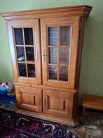 Vitrine.en chêne avec tablette, Enlèvement, Chêne