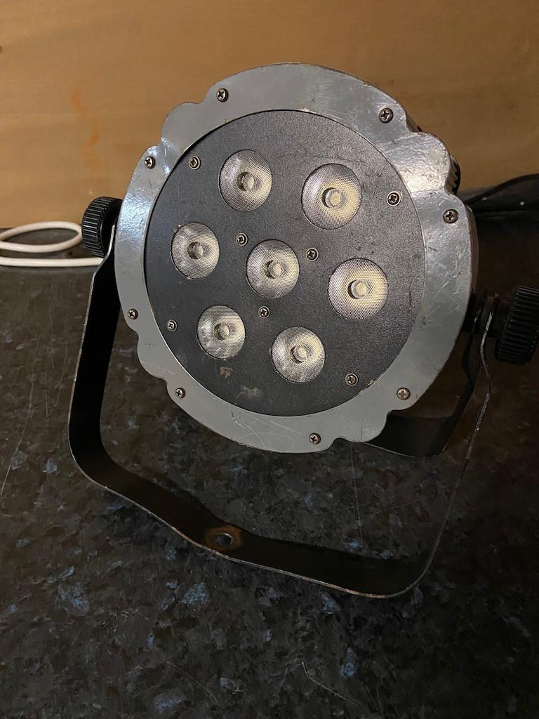 showtec TRI par, Enlèvement, Utilisé, Lumières, Couleur