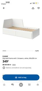 Lits ikea avec 2 tiroirs (day bed) + AVEC 2 matelas, Maison & Meubles, Enlèvement, Comme neuf
