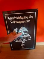 Ijzerenbord Volkswagen kever, Verzamelen, Ophalen, Zo goed als nieuw, Reclamebord