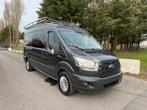 Ford Transit | Dubbel Cabine | 7zit | Btw Wagen | Camera |, Auto's, Euro 5, Zwart, Blauw, 7 zetels