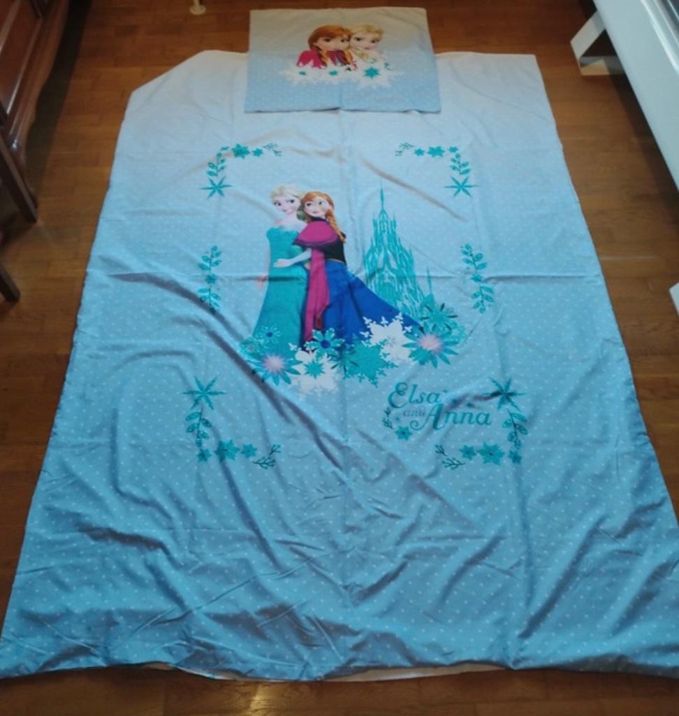 Dekbedovertrek Frozen 1 persoonsbed, Ophalen, Zo goed als nieuw, Eenpersoons, Dekbedovertrek
