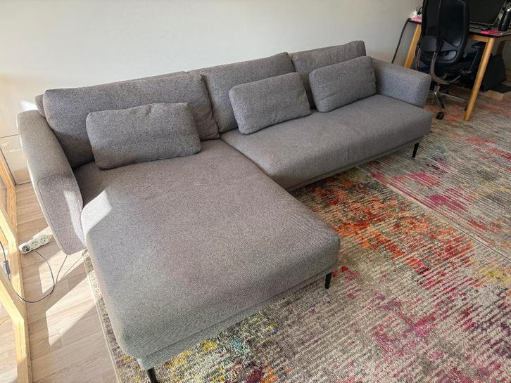 Canapé d'angle en forme de L, Maison & Meubles, Canapés | Coins salons complets, Utilisé, Tissus, Enlèvement