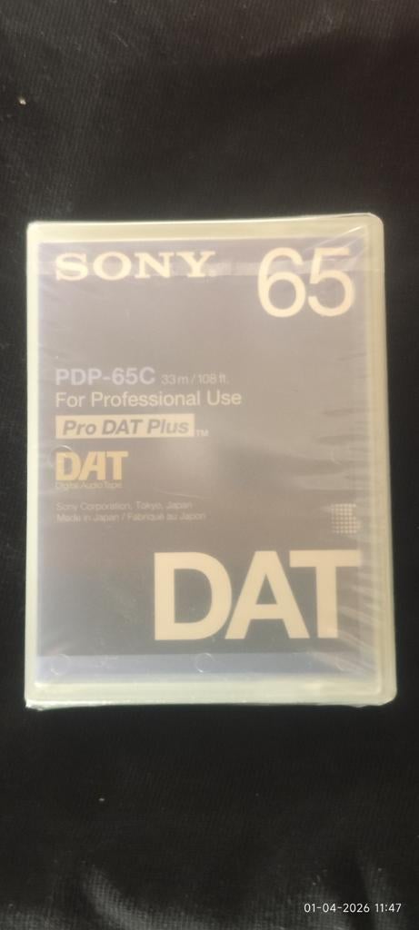 Sony PDP-65C sealed Digital Audio Tape, Enlèvement ou Envoi