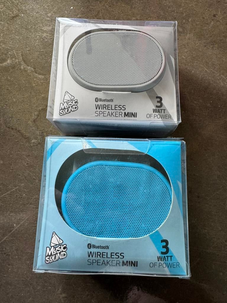 2 nieuwe Bluetooth speakers, Ophalen of Verzenden, Zo goed als nieuw