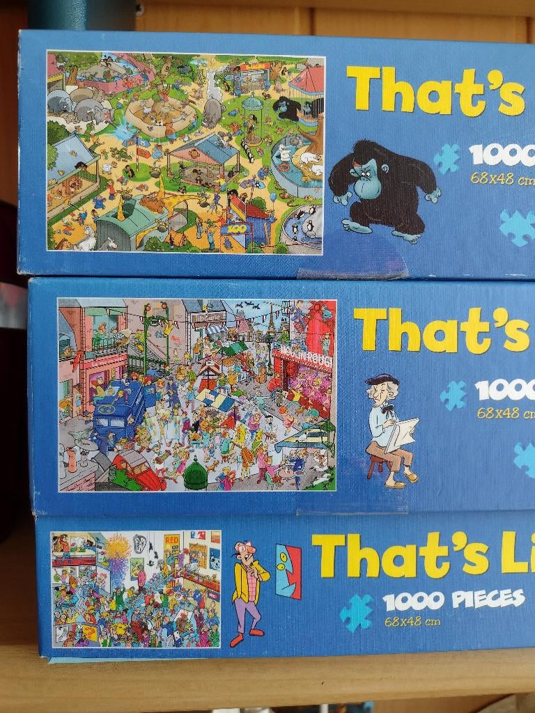 legpuzzels that's life, Ophalen, 500 t/m 1500 stukjes, Zo goed als nieuw, Legpuzzel