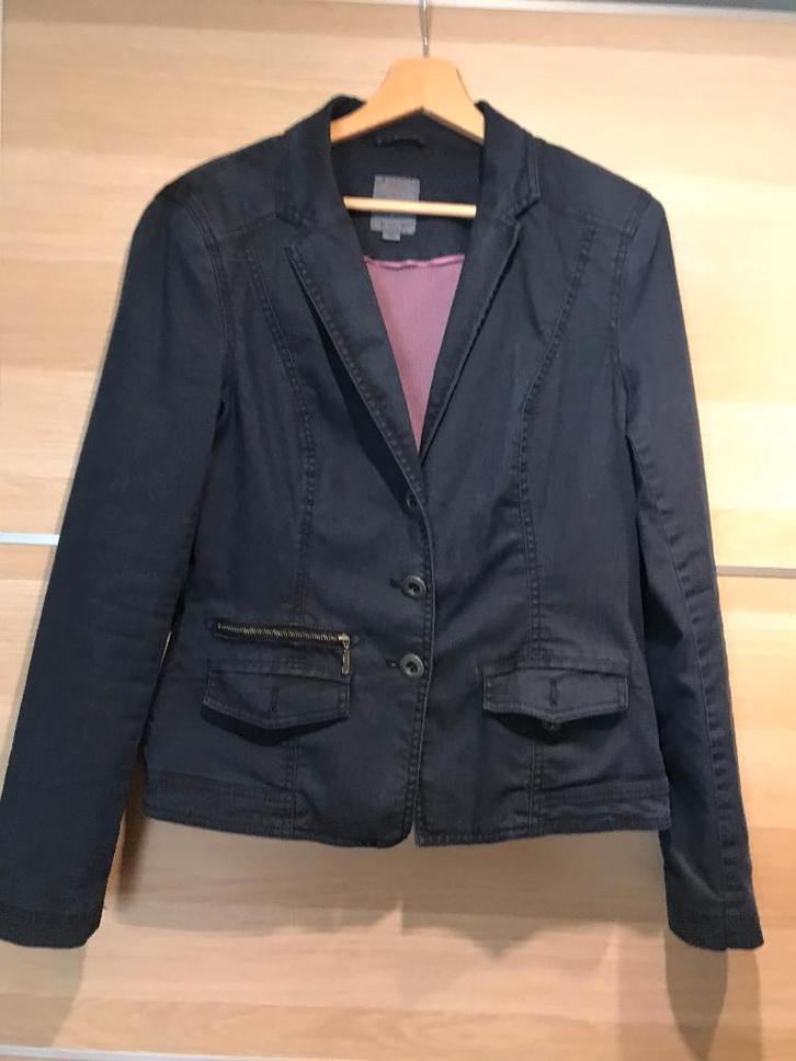 Blauwe blazer, Kleding | Dames, Jasjes, Kostuums en Pakken, Gedragen, Jasje, Maat 38/40 (M), Blauw, Ophalen of Verzenden