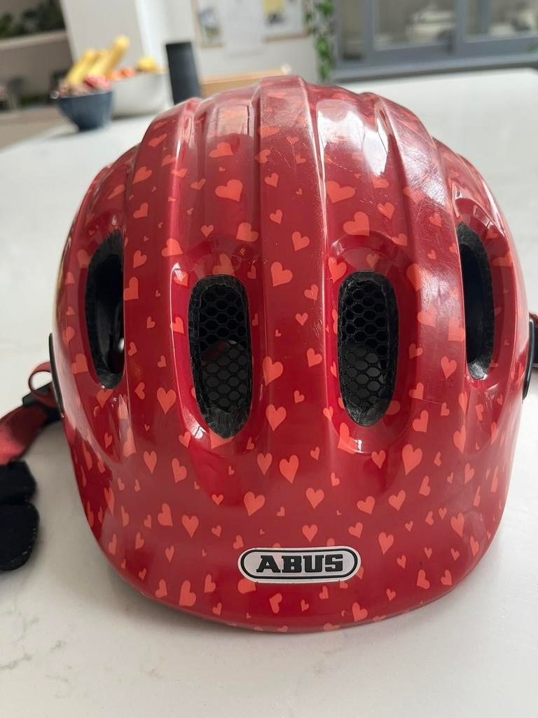 Casque enfant 50-53 cm marque ABUS, Enlèvement, Utilisé, S, Fille