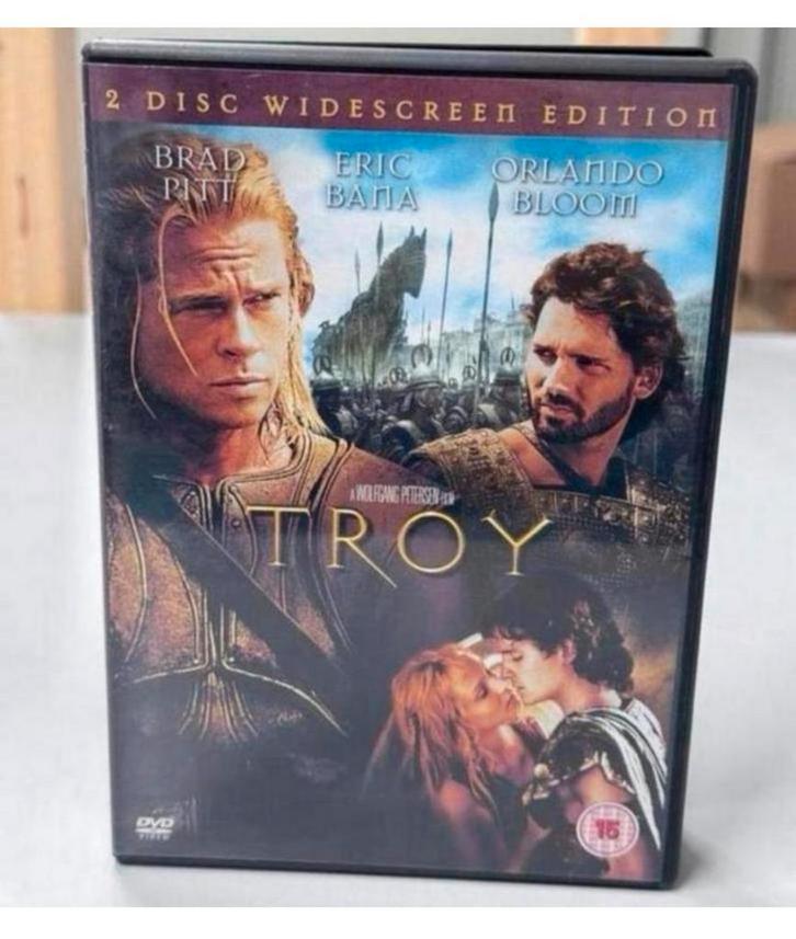 Troy - 2 Disc Widescreen DVD Brad Pitt Orlando Bloom boxset, Cd's en Dvd's, Dvd's | Klassiekers, Zo goed als nieuw, Actie en Avontuur