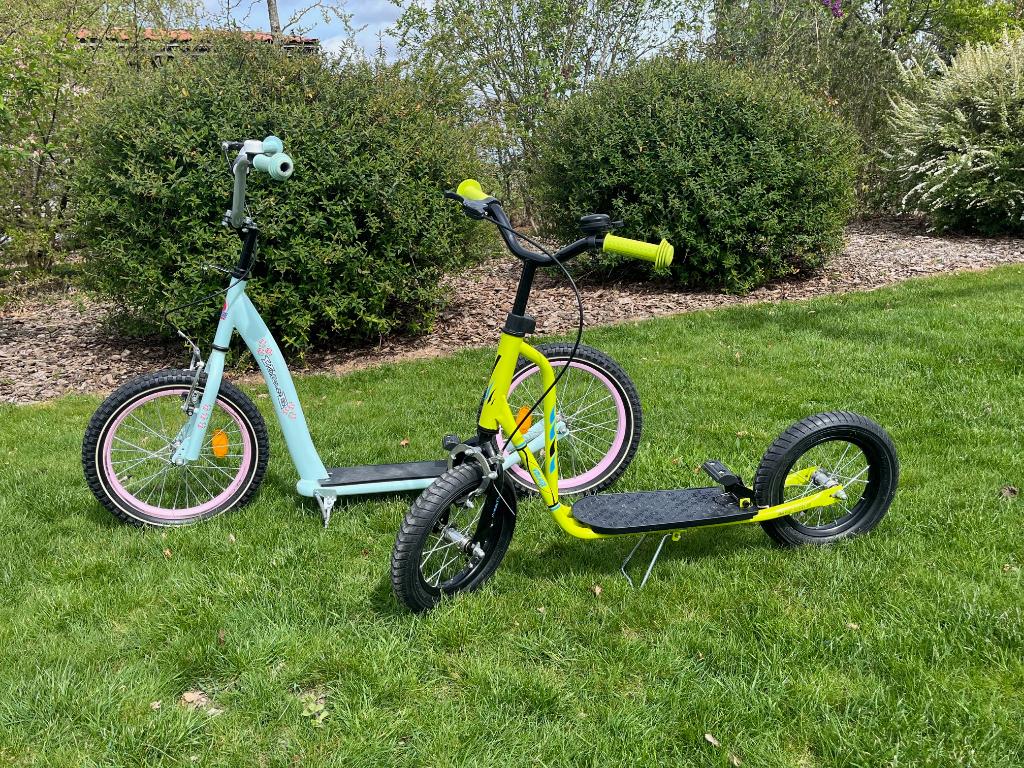 Volare kindersteps met voorrem en hielrem, Fietsen en Brommers, Steps, Zo goed als nieuw, Gewone step, Ophalen