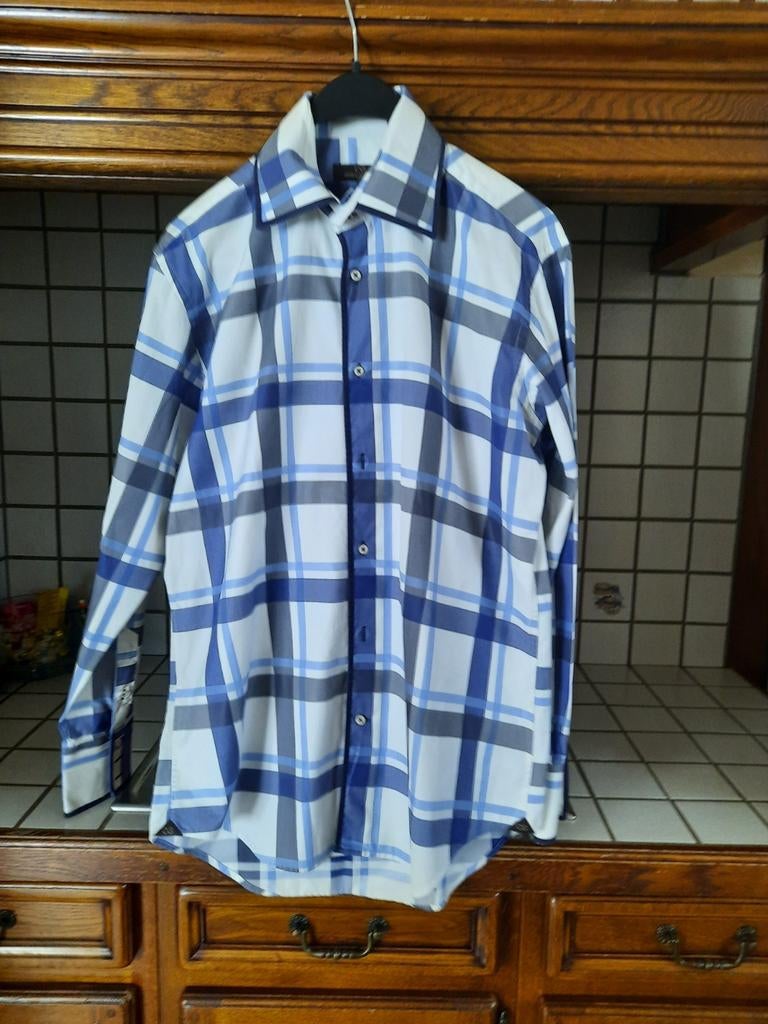 Mooi hemd van CIRCLE OF GENTLEMEN, dure aankoop maat 41/16, Ophalen, Zo goed als nieuw, Circle of Gentlemen, Halswijdte 41/42 (L)