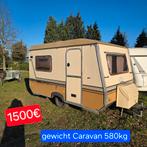 Caravan 580kg 3 slaapplaatsen werfkeet foodtruck pipowagen, Caravans en Kamperen, Ophalen