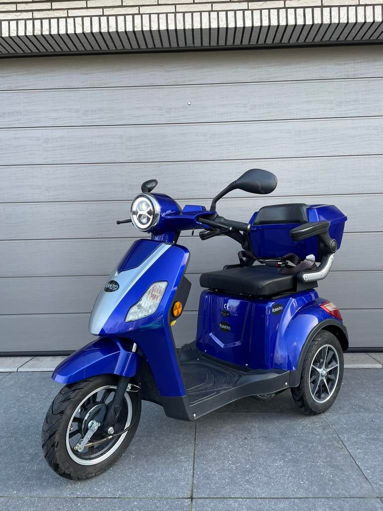 Scootmobiel 25km/h Rolektro e-trike elektrische scooter, Ophalen of Verzenden, Inklapbaar, Zo goed als nieuw, Elektrische rolstoel