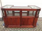 Mahonie vitrine toonbank  balie winkelbalie bar Eichholtz, Enlèvement, Utilisé