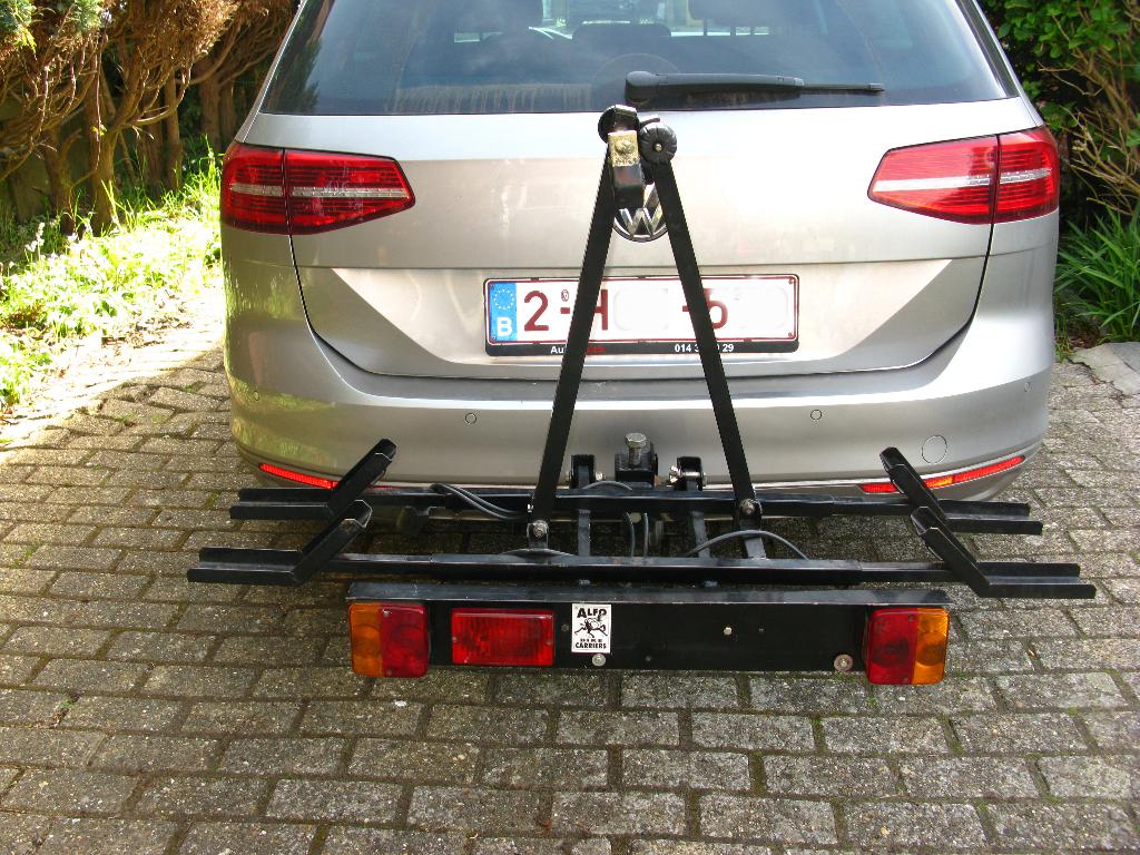 Fietsendrager : voor 2x fietsen, Ophalen, 2 fietsen, Gebruikt, Trekhaakdrager