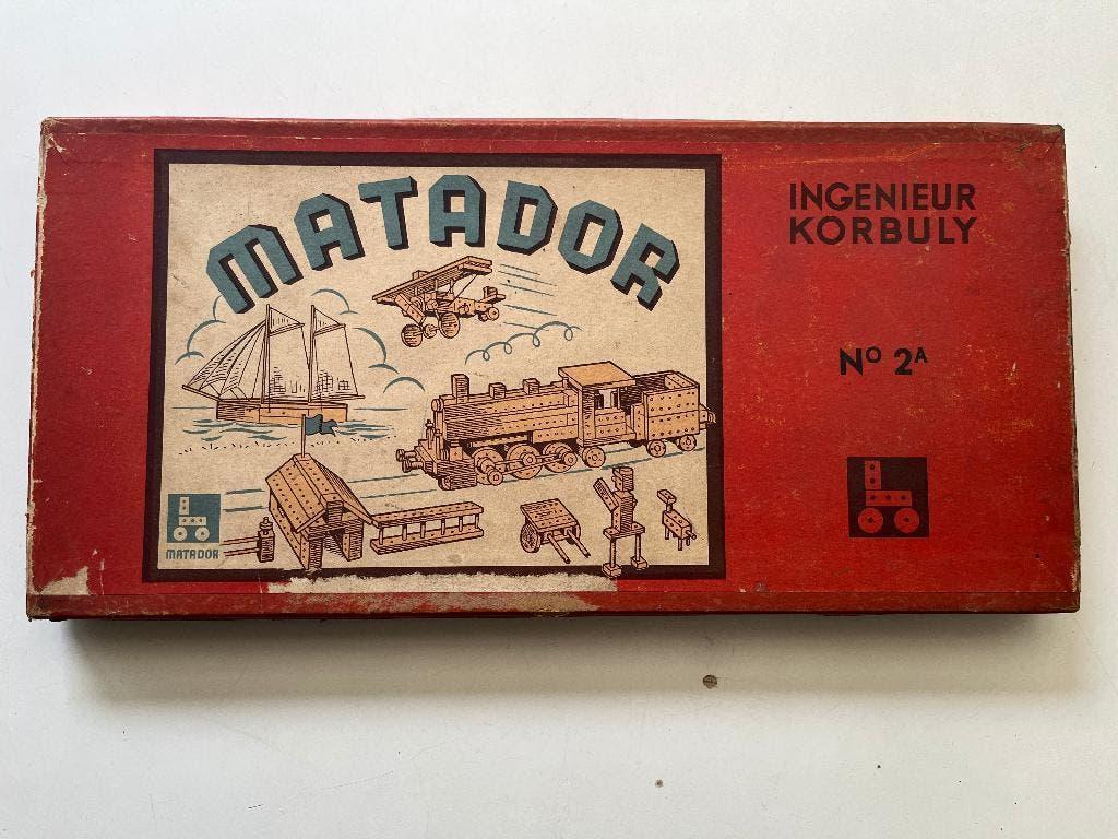 Matador houten bouwspeelgoed 1930-1950, Kinderen en Baby's, Speelgoed | Educatief en Creatief, Ophalen