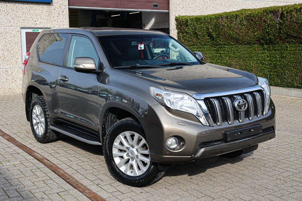 Toyota Land Cruiser AUTOMAAT*LEDER*ACHTERUITRIJCAMERA*EURO-6, Autos, Argent ou Gris, Achat, Entreprise, 2 places
