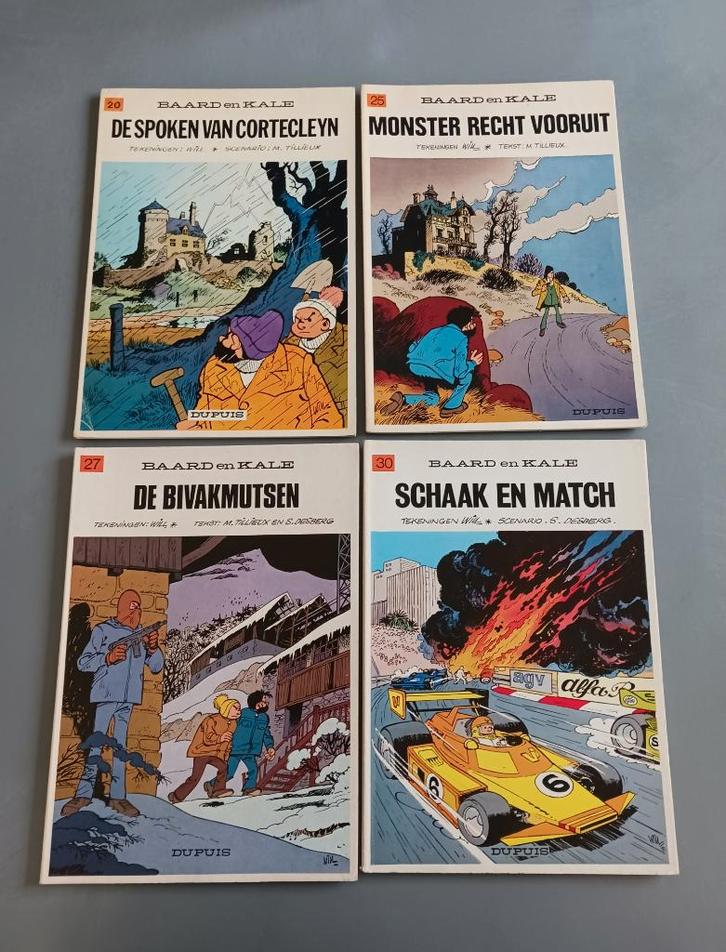 Baard en Kale nrs. 20, 25, 27, 30 1ste druk, goede staat, Livres, BD, Utilisé, Enlèvement ou Envoi