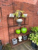 Smeedijzeren Rek, Tuin en Terras, Ophalen, Gebruikt, Metaal, 60 tot 100 cm
