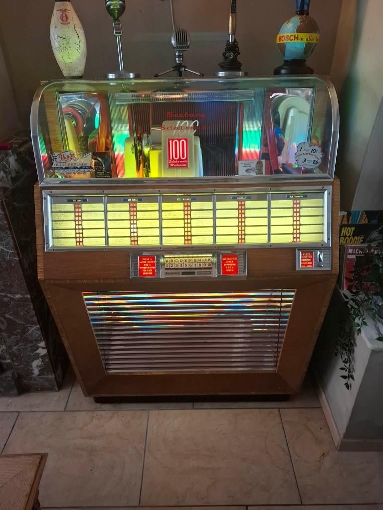 Jukeboxe Seeburg M100A 1949, Musique & Instruments, Enlèvement, Comme neuf