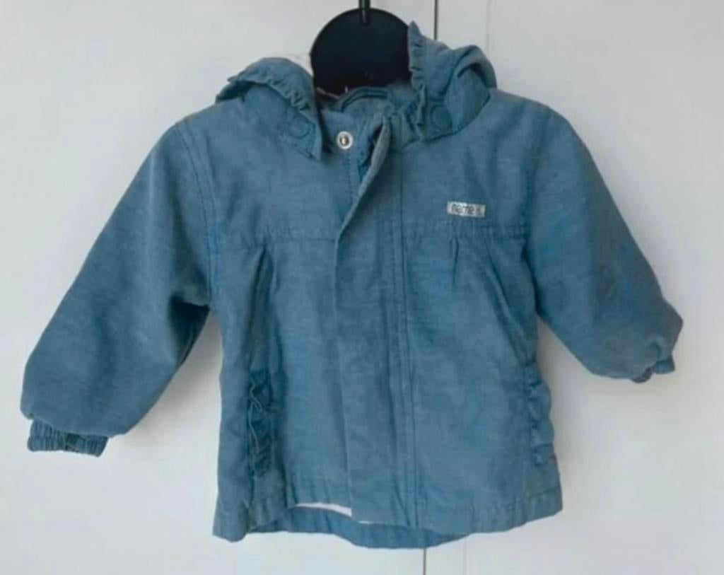 Nieuw : blauw zomerjasje meisje - 1/3 mnd, Enfants & Bébés, Vêtements de bébé | Taille 56, Enlèvement ou Envoi, Neuf, Fille, Manteau