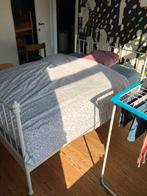Tweepersoonsbed Ikea 140 x 200, Huis en Inrichting, Slaapkamer | Bedden, Ophalen, Gebruikt, Wit, Tweepersoons