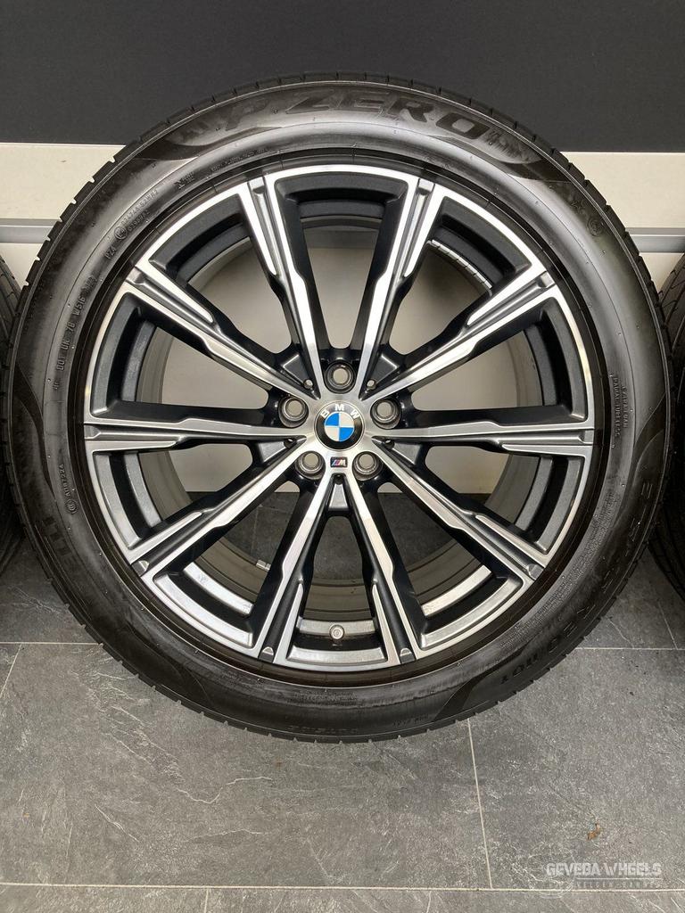 20” originele BMW X5 G05 X6 G06 velgen + banden 740M 5x112, Pneus et Jantes, Véhicule de tourisme, -, Utilisé