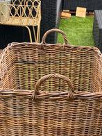 Corbeille en osier, Maison & Meubles, Accessoires pour la Maison | Plataux & Paniers, Osier, Enlèvement, Panier, Carré