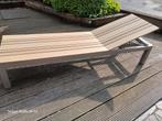 Mooi  ligbed 190cm lang  .60 cm  bteed. Lighoogte 40cm, Tuin en Terras, Ophalen, Zo goed als nieuw, Aluminium