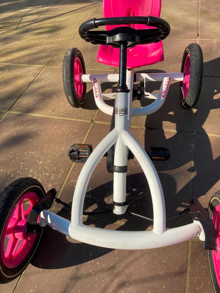 Gokart Berg Buddy Roze, Kinderen en Baby's, Speelgoed | Buiten | Skelters, Gebruikt, Berg, Ophalen