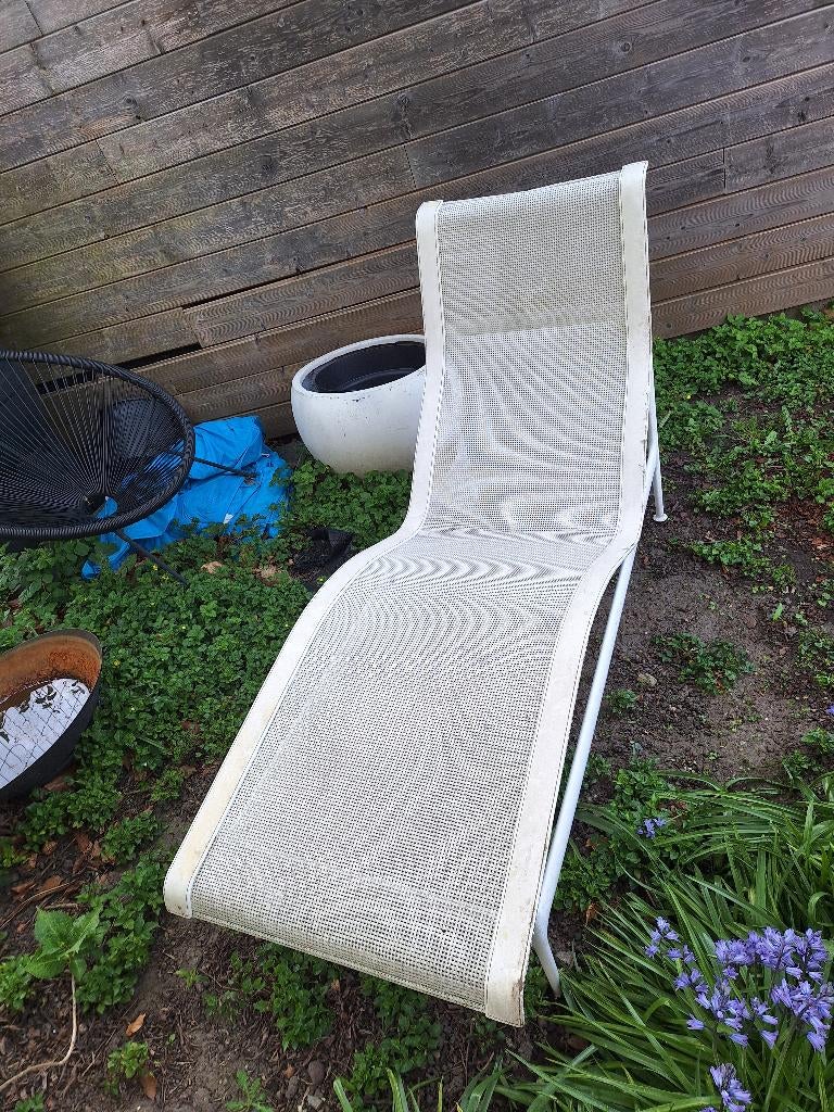 Knoll international ligstoel, Jardin & Terrasse, Chaises longues, Enlèvement, Comme neuf, Synthétique