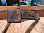 Een crossbody in echt leer, Ophalen, Nieuw, Bruin, Leer