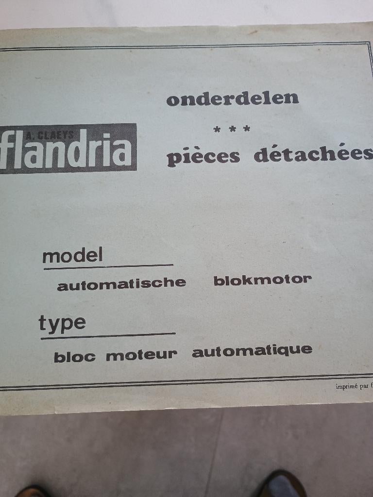 Boekje flandria, Ophalen
