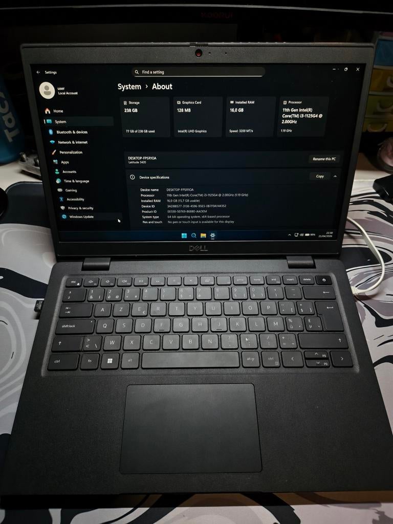 dell latitude 3420, Computers en Software, Windows Laptops, Ophalen of Verzenden, SSD