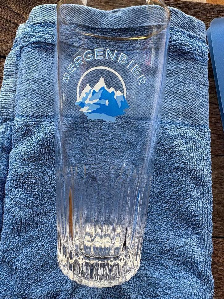 Bergenbier, Verzamelen, Biermerken, Gebruikt, Glas of Glazen, Overige merken, Ophalen of Verzenden