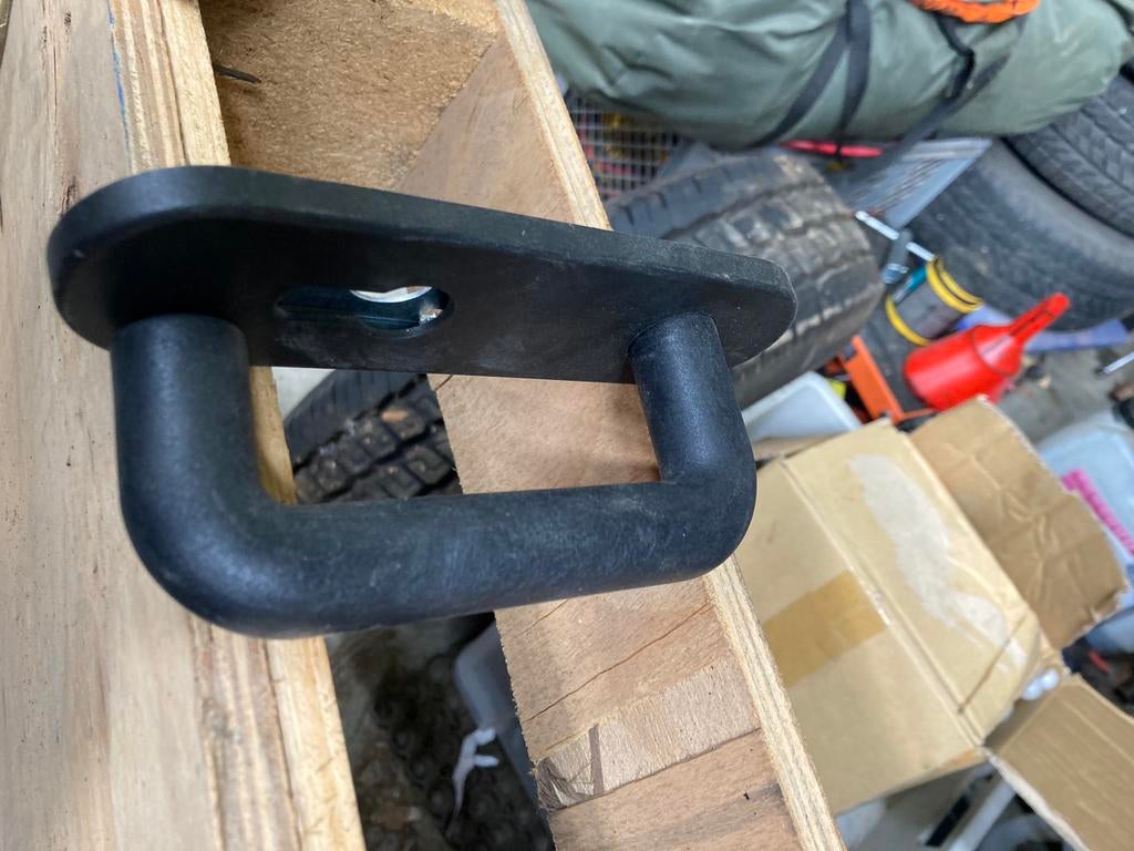 Zwarte kunststoffen deurklinken 5 stuks, Ophalen, Nieuw, Overige materialen, Klink of Kruk