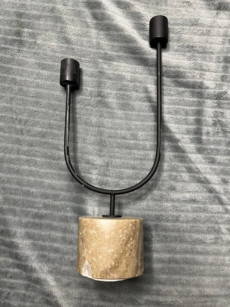 Chandelier en pierre., Maison & Meubles, Accessoires pour la Maison | Bougeoirs & Bougies, Enlèvement, Comme neuf, Chandelier