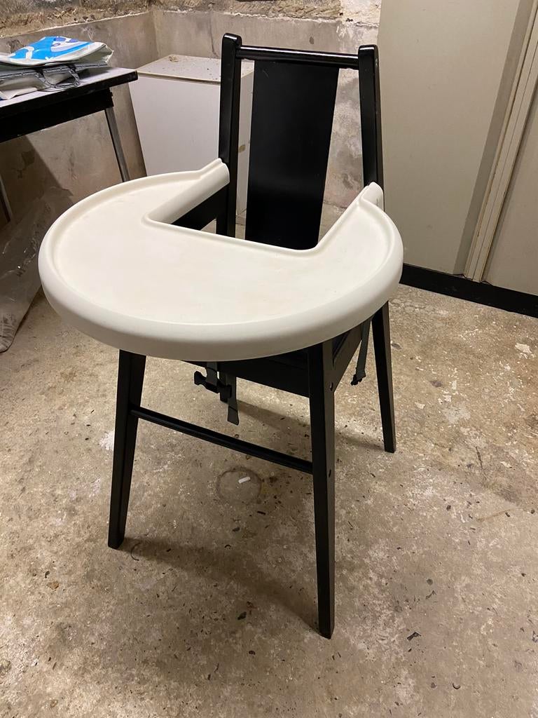 Houten kinderstoel, Kinderen en Baby's, Kinderstoelen, Ophalen, Gebruikt