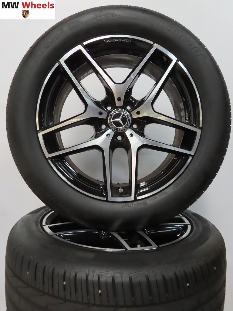 Originele Mercedes AMG 19 inch velgen GLC zomerbanden demo, 19 inch, Gebruikt, -, -