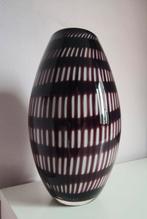 Grote & zware kristallen murano design vaas, Antiek en Kunst, Ophalen