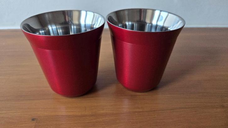 Nespresso Pixie Lungo rood, Electroménager, Accessoires de machine à café, Comme neuf, Enlèvement ou Envoi