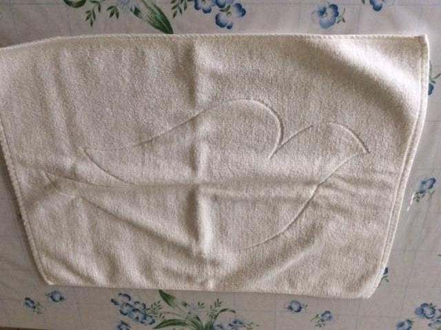 witte badmat, Ophalen, Zo goed als nieuw, Wit, Badmat