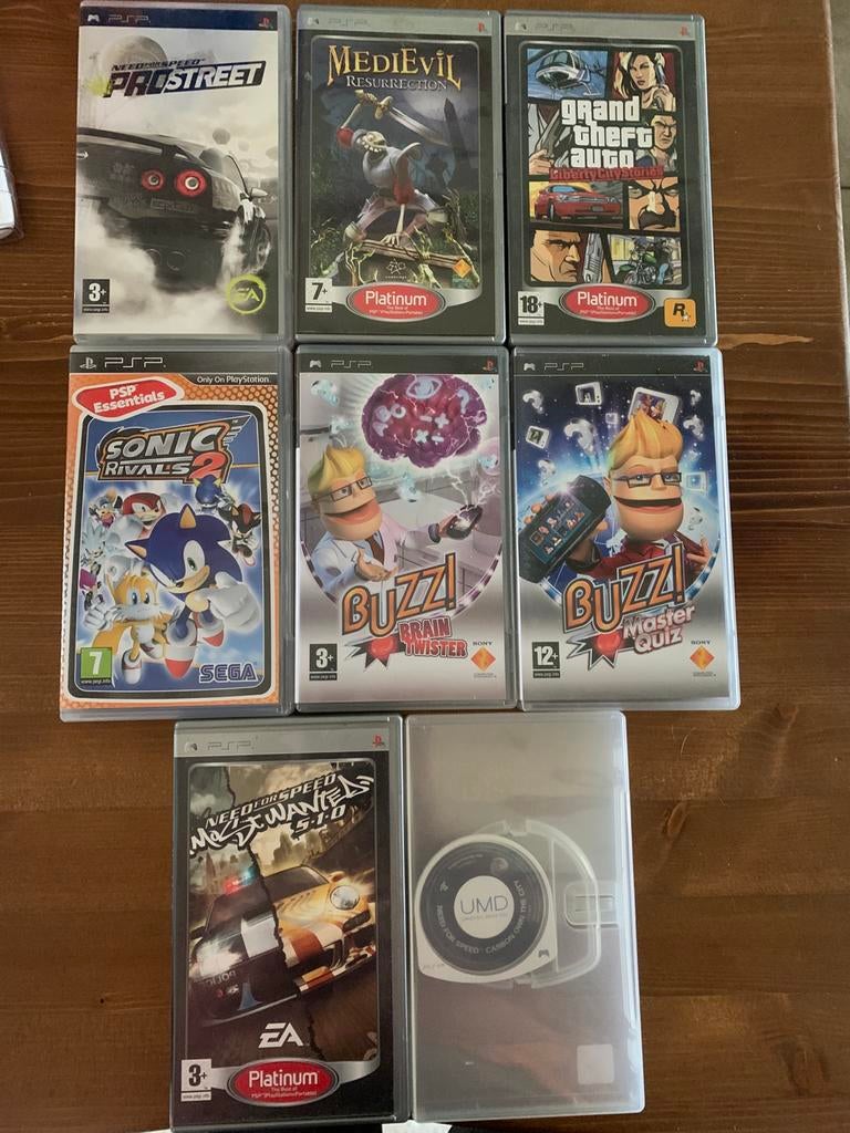 Psp spellen need for speed, gta, enzo.., Games en Spelcomputers, Ophalen, Zo goed als nieuw