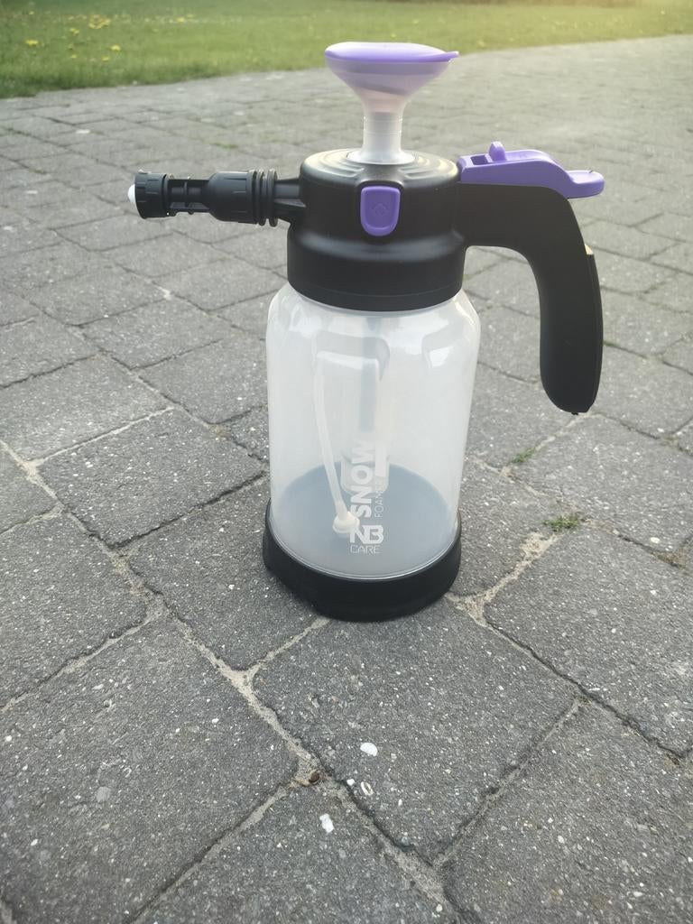 NB snow foamer V1/V2, Enlèvement