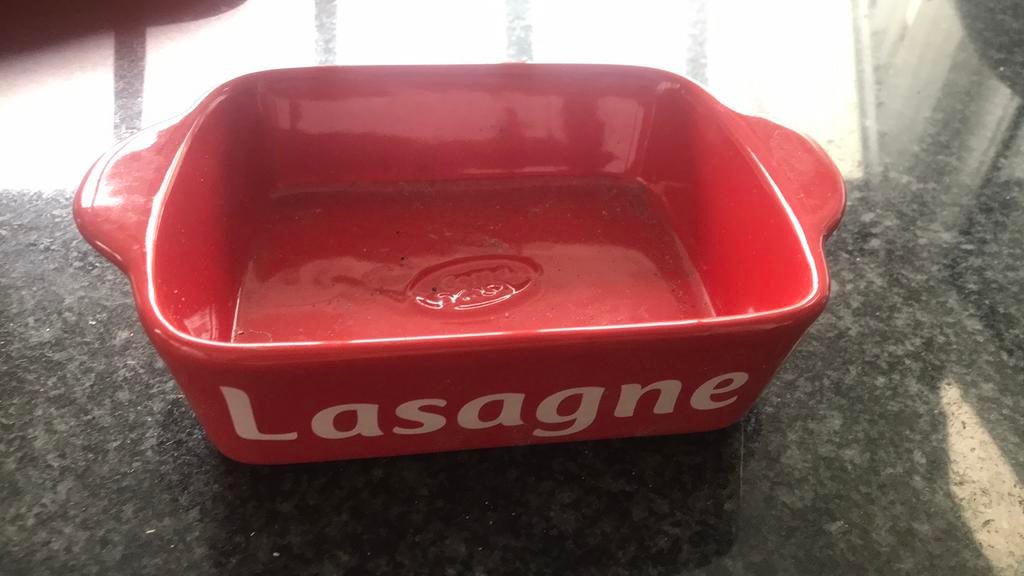 Ovenschotel Lasagne, Maison & Meubles, Cuisine | Vaisselle, Enlèvement ou Envoi, Comme neuf