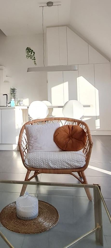 Ikea Stockholm - Rotan fauteuil, Maison & Meubles, Enlèvement, Neuf, Tissus