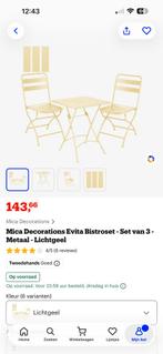 Bistroset  MiCA geel, Tickets & Billets