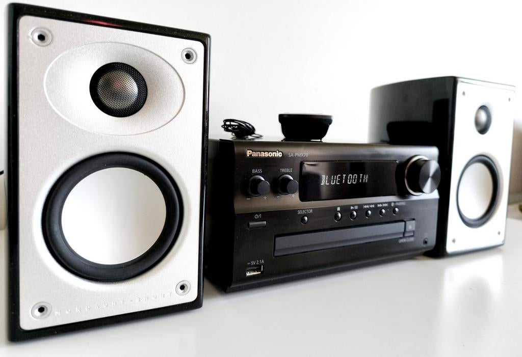 Micro  Hi-Fi : Panasonic pmx70 BLUETOOTH/NFC + 2 enceintes, Neuf, Autres marques, Enlèvement ou Envoi, Micro chaîne